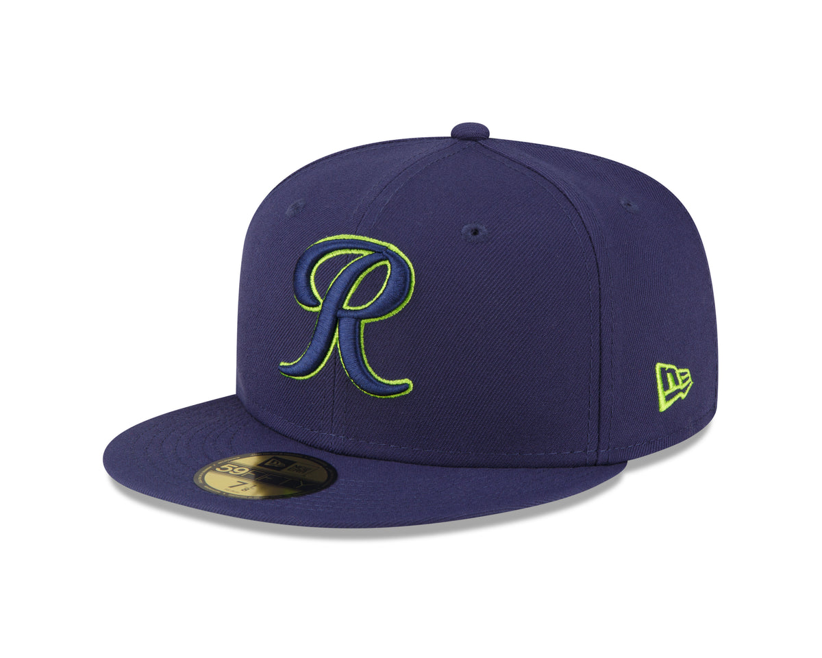 Tacoma Rainiers New Era 59FIFTY Chrome Gold Red R Cap 7 1/2