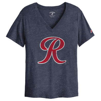 Tacoma Rainiers League Women's Navy R V-Neck