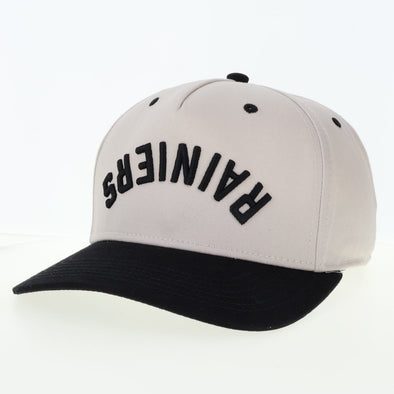 Tacoma Rainiers Legacy Heritage A-Frame Chrome Black Upside Down Cap