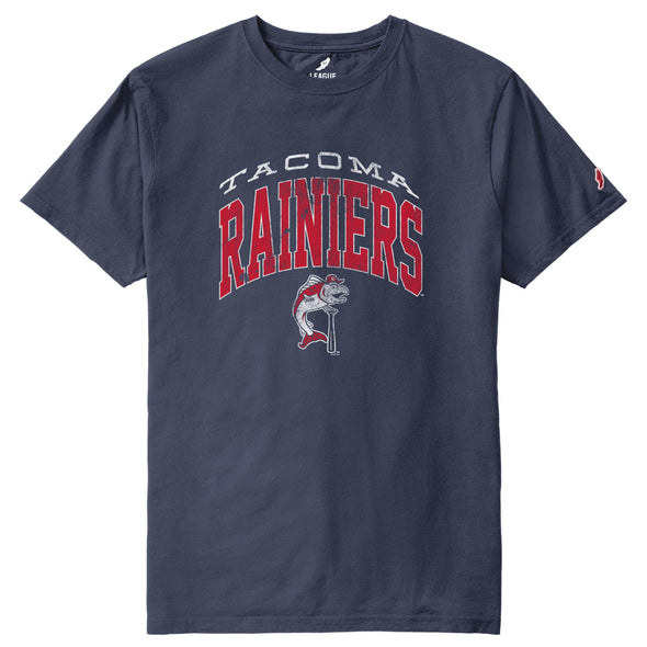 Tacoma Rainiers League Navy Slammin' Sam Tee