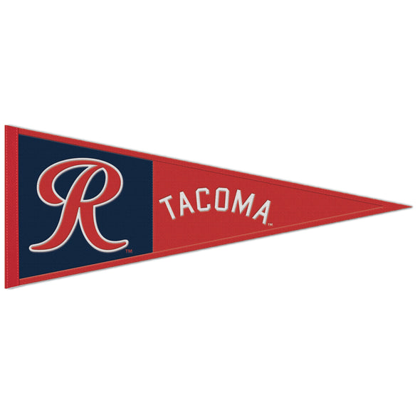 Tacoma Rainiers Wool R Pennant