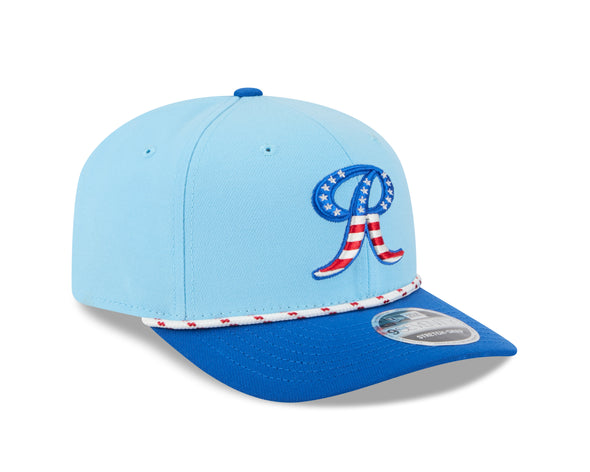 Tacoma Rainiers New Era 9Seventy Blue 2025 Stars and Stripes Stretch Snap