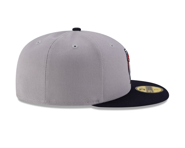 Tacoma Rainiers New Era 59Fifty Gray Navy Slammin' Sam Cap