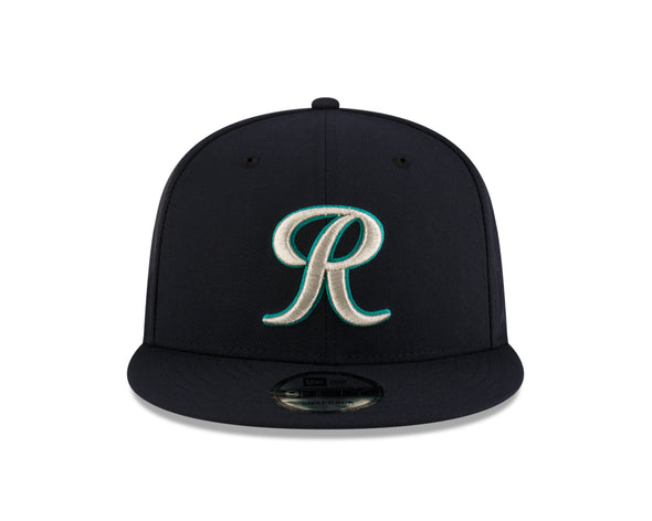 Tacoma Rainiers New Era 9Fifty Navy Silver R Snapback