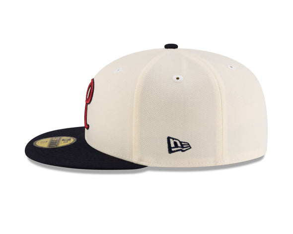 Tacoma Rainiers New Era 59Fifty Chrome Navy R Cap