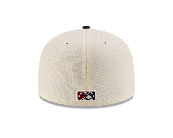 Tacoma Rainiers New Era 59Fifty Chrome Navy R Cap