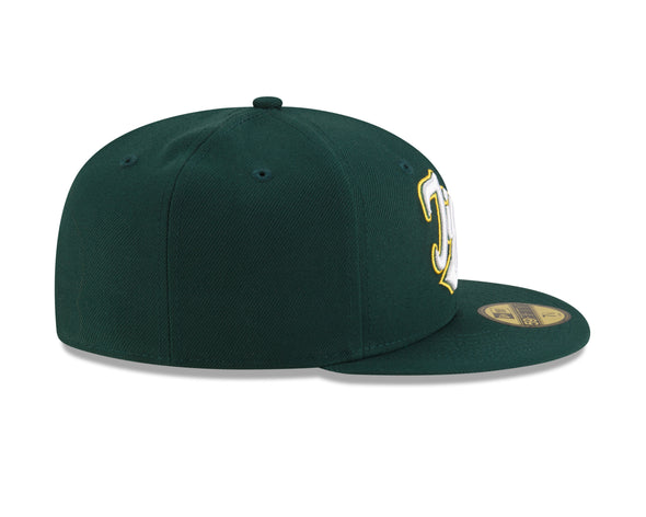 Tacoma Rainiers New Era 59Fifty Green Tacoma Tigers Script Cap