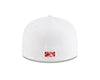 Tacoma Rainiers New Era 59Fifty White Red R Cap