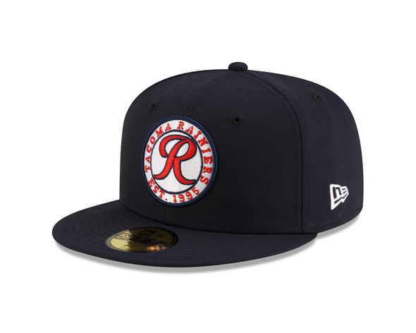 Tacoma Rainiers New Era 59Fifty Navy Circle Patch Cap