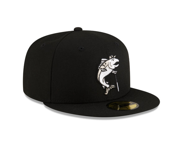 Tacoma Rainiers New Era 59Fifty Black Slammin' Sam Cap