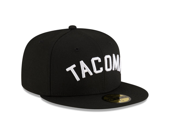 Tacoma Rainiers New Era 59Fifty Black Tacoma Cap