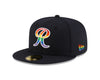 Tacoma Rainiers New Era 59Fifty Navy Pride R Fitted Cap