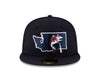 Tacoma Rainiers New Era 59Fifty Navy Slammin' Sam State Cap