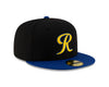 Tacoma Rainiers New Era 59Fifty Black Royal City Connect Cap