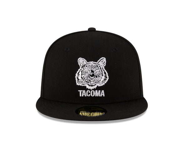 Tacoma Rainiers New Era 59Fifty Tacoma Tigers Black Cap