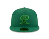 Tacoma Rainiers New Era 59Fifty Metallic Green St. Patrick's Day Cap