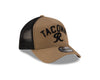 Tacoma Rainiers New Era 9Forty A-Frame Khaki Black Trucker Cap