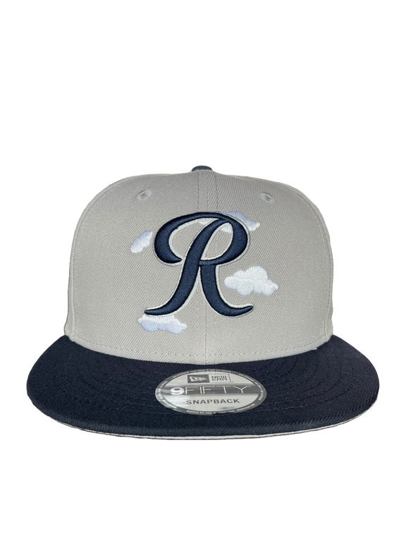 Tacoma Rainiers New Era 9Fifty Gray Navy Cloud Snapback