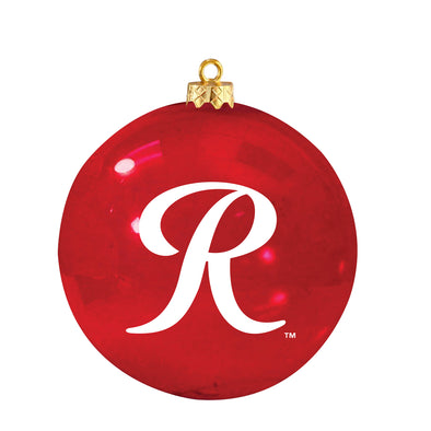 Tacoma Rainiers Red R Bulb Holiday Ornament