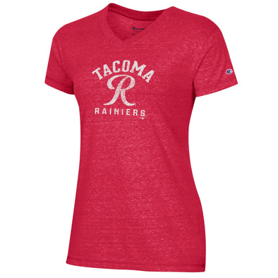 Tacoma Rainiers Champion Women's Red Triumph V-Neck