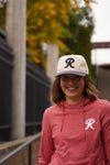 Tacoma Rainiers Antigua Women's Red Heather Justice Hoodie