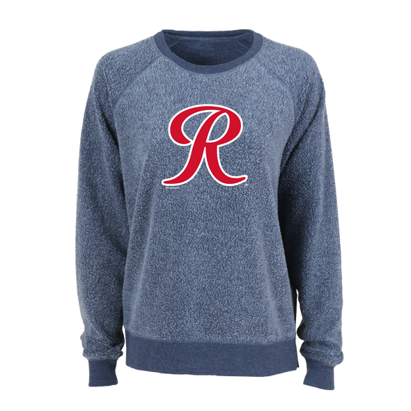 Tacoma Rainiers Boxercraft Women's Navy Chenille Crew