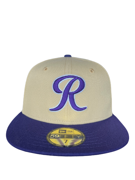 Tacoma Rainiers New Era 59Fifty Gold Purple R Cap