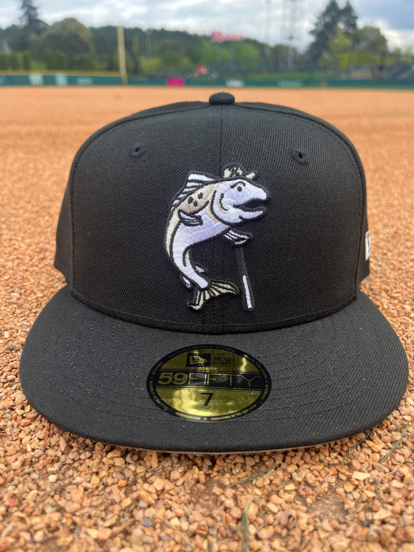 Tacoma Rainiers New Era 59Fifty Black Slammin' Sam Cap