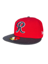 Tacoma Rainiers New Era 59Fifty Red Navy Cheney Patch Cap