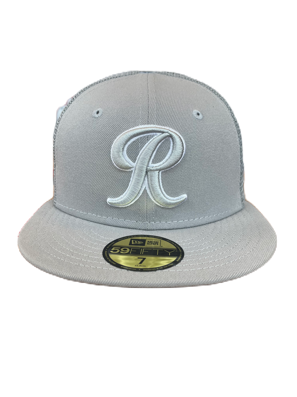 Tacoma Rainiers New Era 59Fifty Gray Mesh Fitted