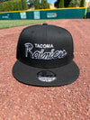 Tacoma Rainiers New Era 9Fifty Black Script Snapback