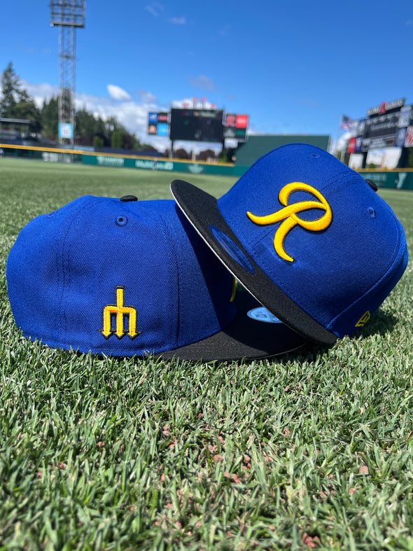 Tacoma Rainiers New Era 9Fifty Royal Yellow R Snapback