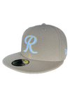 Tacoma Rainiers New Era 59Fifty Khaki White R Cap