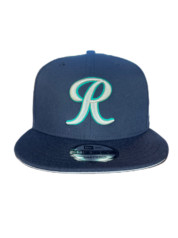 Tacoma Rainiers New Era 9Fifty Navy Silver R Snapback