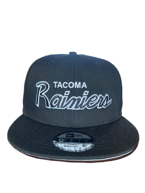 Tacoma Rainiers New Era 9Fifty Black Script Snapback