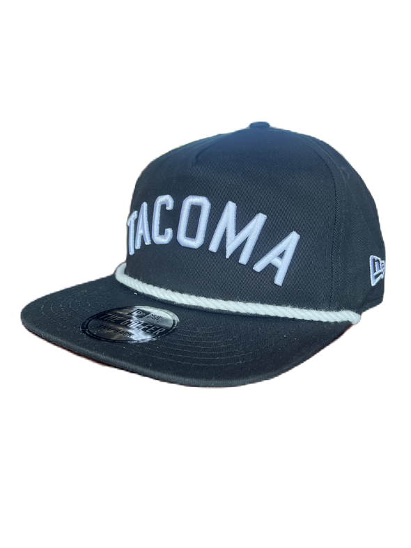 Tacoma Rainiers New Era Black Golfer Snapback