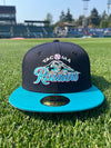 Tacoma Rainiers New Era 59Fifty Navy Teal Classic Mountain Cap