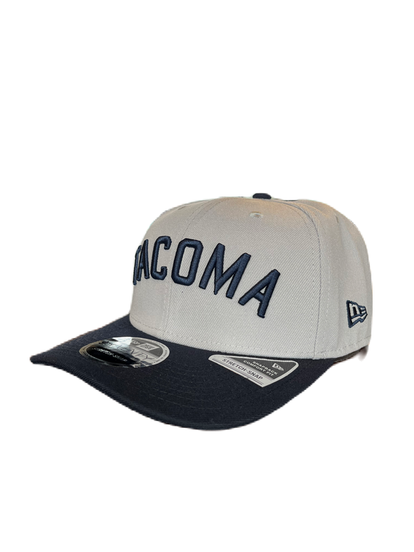 Tacoma Rainiers New Era 9Seventy Gray Navy Tacoma Stretch Snap