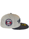 Tacoma Rainiers New Era 59Fifty Gray Navy Tacoma PCL Cap