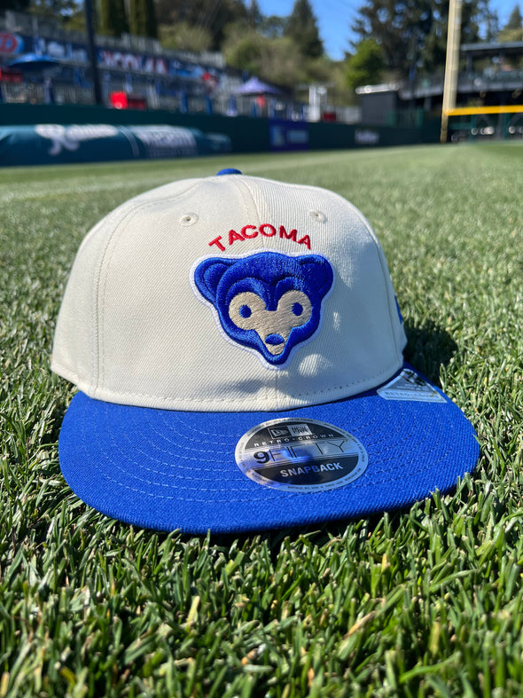 Tacoma Rainiers New Era 9Fifty Retro Crown Chrome Royal Tacoma Cubs Snapback