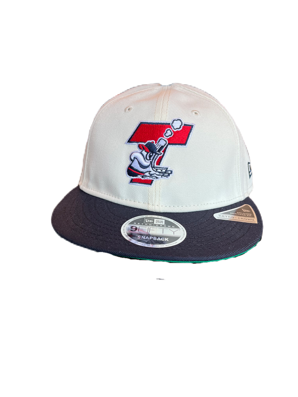 Tacoma Rainiers New Era 9Fifty Retro Crown Chrome Navy Tacoma Tugs Snapback