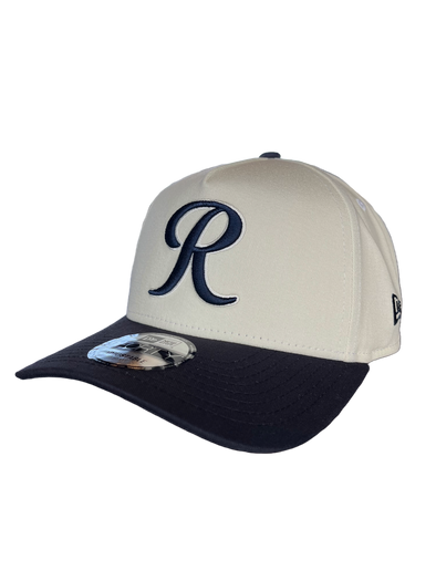 Tacoma Rainiers New Era 9Forty A-Frame Chrome Navy Cap
