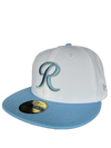Tacoma Rainiers New Era 59Fifty White Sky Blue R Cap