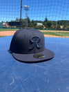 Tacoma Rainiers New Era 59Fifty Navy Tonal R Cap