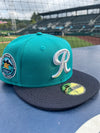 Tacoma Rainiers New Era 59Fifty Teal Silver R PCL Cap
