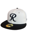 Tacoma Rainiers New Era 59Fifty Chrome Black R Cap