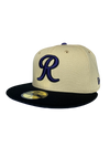Tacoma Rainiers New Era 59Fifty Gold Black R Cap