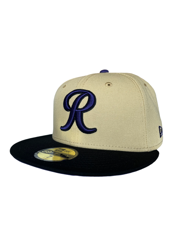 Tacoma Rainiers New Era 59Fifty Gold Black R Cap