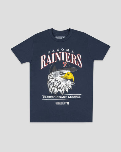 Tacoma Rainiers Baseballism Navy Eagle Tee