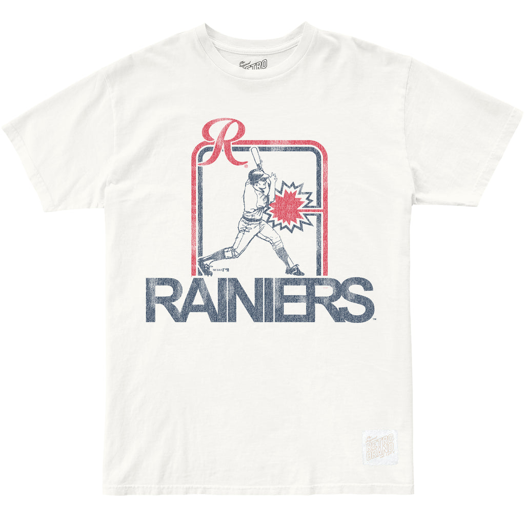 Tacoma Rainiers Retro Brand Vintage White Tee – Tacoma
